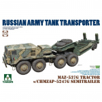 Russian Army Tank Transporter MAZ-537G w. CHMZAP-5247G -...