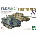FV432 Mk.2/1 + Chieftain Mk.5 (1+1) - Takom 1/72