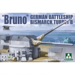 Bruno German Battleship Bismarck Turret B - Takom 1/72