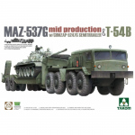 MAZ-537G (mid Prod.) w. CHMZAP-5247G & T-54B - Takom 1/72