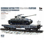 German 50ton Type SSys Kln Flatcar - T-Model 1/35