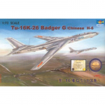 Tupolev Tu-16 K-26 Badger G (Chinese H-6) - Trumpeter 1/72