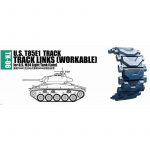 U.S. T85E1 Workable Track Links for M24 Light Tank (late)...