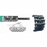 U.S. T72E1 Workable Track Links for M24 Light Tank...