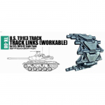 U.S. T91E3 Workable Track Links for M41/42 Light Tank -...