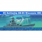 U.S. Battleship BB-64 Wisconsin 1991 - Trumpeter 1/700