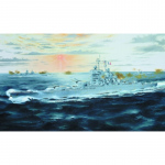 French Battleship Jean Bart (1950) - Trumpeter 1/700