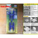 Holding/Guide pin for silicone mould-L (Blue)