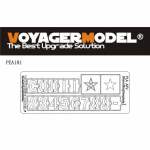 1/35 Chinese PLA AFV Stenciling Template 1 (for all)