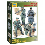 German Halftrack Crew - Zvezda 1/35