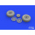 P-51D wheels diamond tread 2 for Eduard