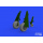 P-51D wheels diamond tread 2 for Eduard