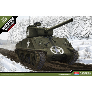 M4A3(76)W Sherman (Battle of Bulge) - Academy 1/35