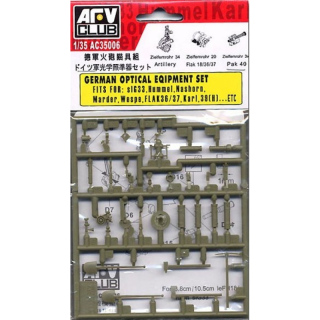 German Optical Eqipment Set - AFV Club 1/35