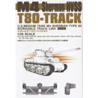 Ketten fr M4 Sherman HVSS (T80) - AFV Club 1/35
