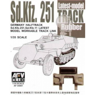 Ketten fr Sd.Kfz. 251 / Sd.Kfz. 11 (letzte Vers. Gummi) - AFV Club 1/35