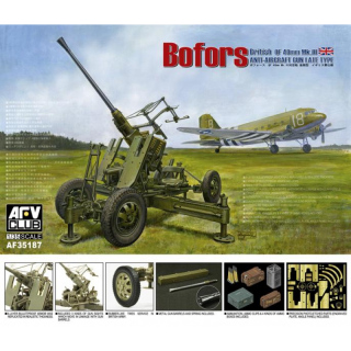 British Bofors 40mm Mk.III AA-Gun (late Type) - AFV Club 1/35