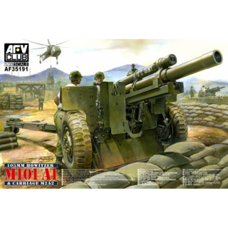 105mm Howitzer M101 A1 & Carriage M2A2 - AFV Club 1/35