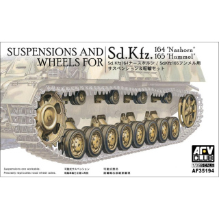 Suspensions & Wheels for Nashorn/Hummel - AFV Club 1/35