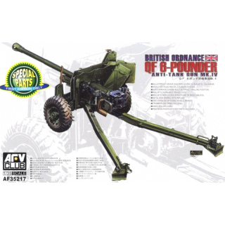 British Ordnance QF 6 Pdr. Anti-Tank Gun Mk.IV - AFV Club 1/35