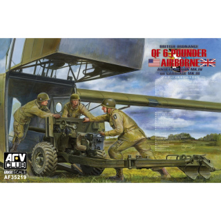 British Ordnance QF 6 Pdr. Airborne ATG Mk.IV w. Carriage Mk.III - AFV Club 1/35