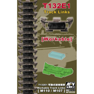 T132E1 Workable Track Links (M110 / M107) - AFV Club 1/35