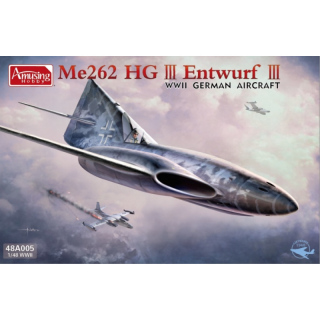 Messerschmitt Me 262 HG III Entwurf III - Amusing Hobby 1/48