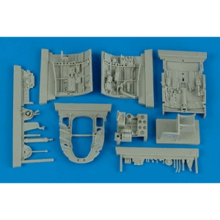 A6M5 Zero Fighter Cockpit Set - Aires 1/32