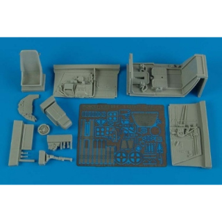 Messerschmitt Bf 109 F-2/F-4 Cockpit Set (early) - Aires 1/32