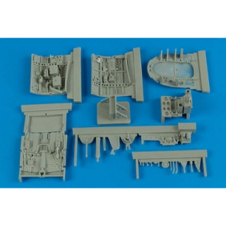 A6M2b Zero Fighter Cockpit Set - Aires 1/32