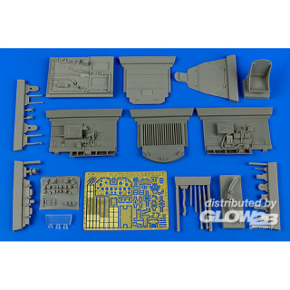 P-47D Thunderbolt cockpit set for Hasega