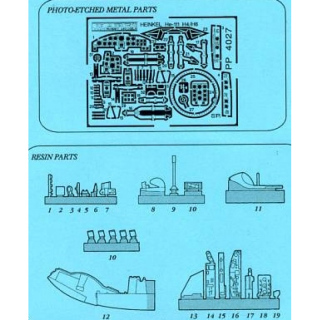 Heinkel He 111 H4/H6 Cockpit Set - Aires 1/48