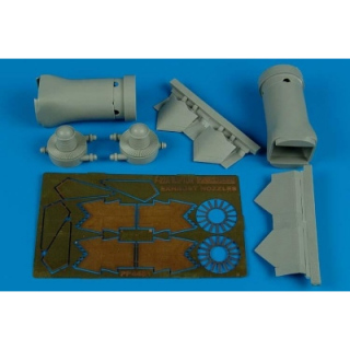 F/A-22 Raptor Exhaust Nozzles (closed) - Aires 1/48