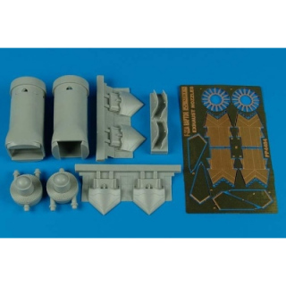 F-22A Raptor Exhaust Nozzles (opened) - Aires 1/48