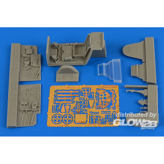 Bf 109G-6 (late) cockpit set for Eduard