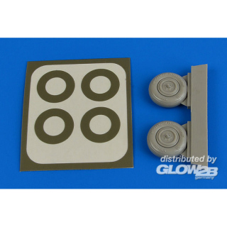 Yak-3 wheels & paint masks
