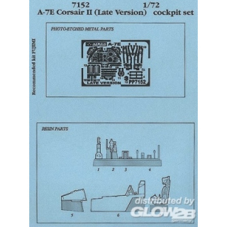A-7E Corsair II Cockpit Set (late) - Aires 1/72