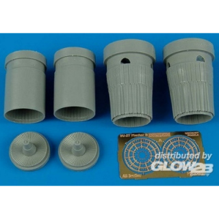 Sukhoi Su-27 Flanker B Exhaust Nozzles - Aires 1/72