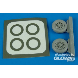 TBM Avenger Wheels & Paint Mask - Aires 1/72