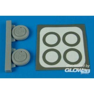 Sukhoi Su-15 Flagon Wheels & Paint Mask - Aires 1/72