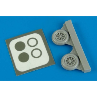 P-40M/N Wheel & Paint Masks - Aires 1/72