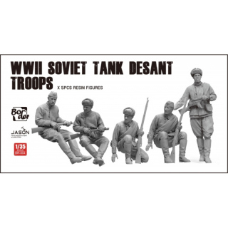 WWII Soviet Tank Desant Troops - Border Model 1/35