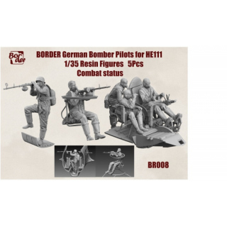 German Bomber Pilots for He 111 (Combat Status) - Border Model 1/35