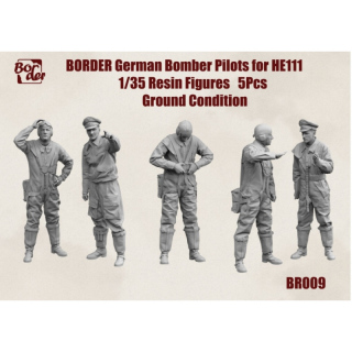 German Bomber Pilots for He 111 (Ground Condition) - Border Model 1/35