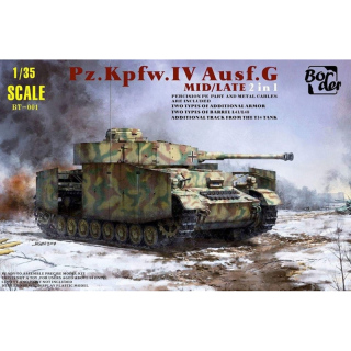 Panzer IV Ausf. G (mittel/spt) 2in1 - Border Model 1/35