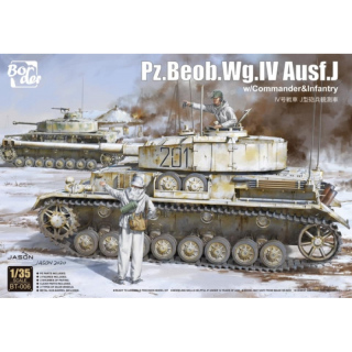 Pz.Beob.Wg.IV Ausf. J w. Commander & Infantry - Border Model 1/35
