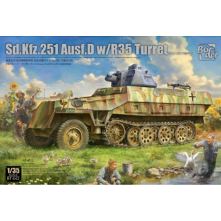Sd.Kfz. 251 Ausf. D w. R35 Turret - Border Model 1/35