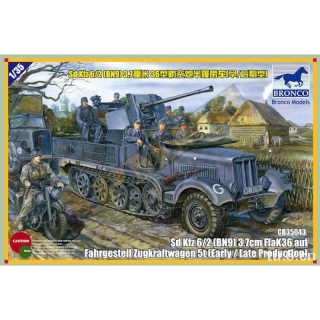 Sd.Kfz. 6/2 [BN9] 3.7cm Flak36 auf FG. Zugkraftwg. 5t (frh/spt) - Bronco 1/35