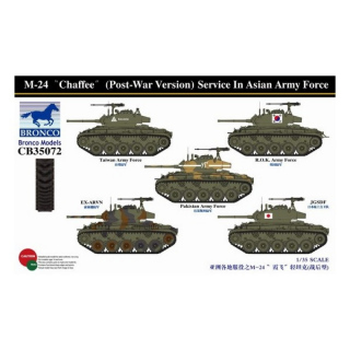 M24 Chaffee (Post-War Version) Service in Asia Army Force - Bronco 1/35