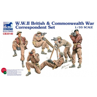 WWII British & Commonwealth War Correspondent Set - Bronco 1/35